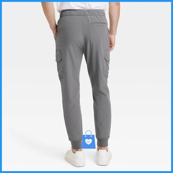 Medium - Mens Tech Cargo Jogger Pants - Goodfellow Co - Thundering Gray - Picture 6 of 6